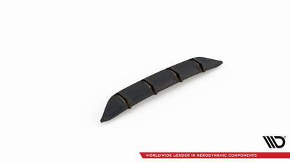 Diffusor Heck Ansatz für Mercedes-Benz CLS AMG-Line C257 schwarz matt