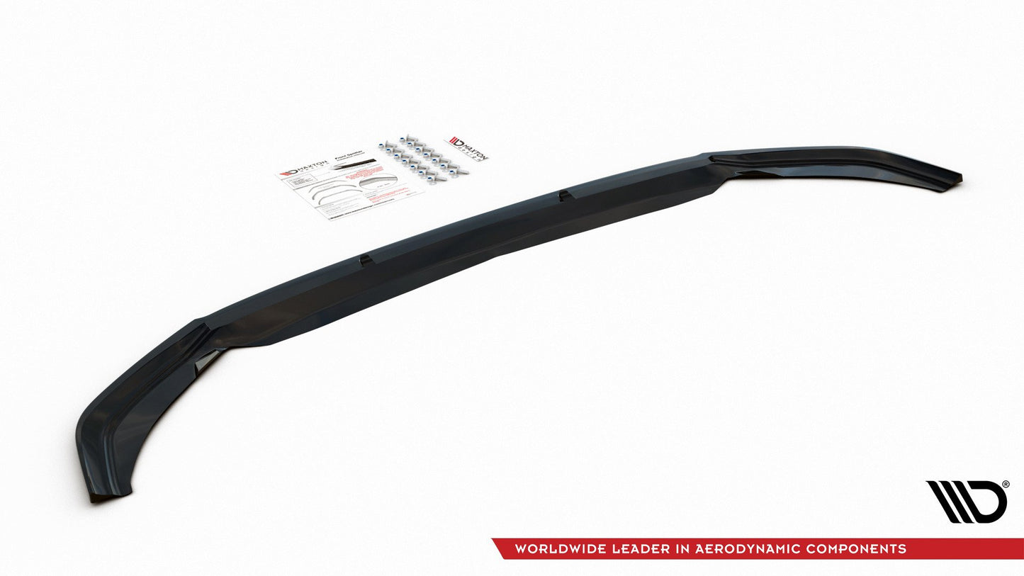 Front Ansatz V.1 für VW POLO MK6 GTI schwarz Hochglanz