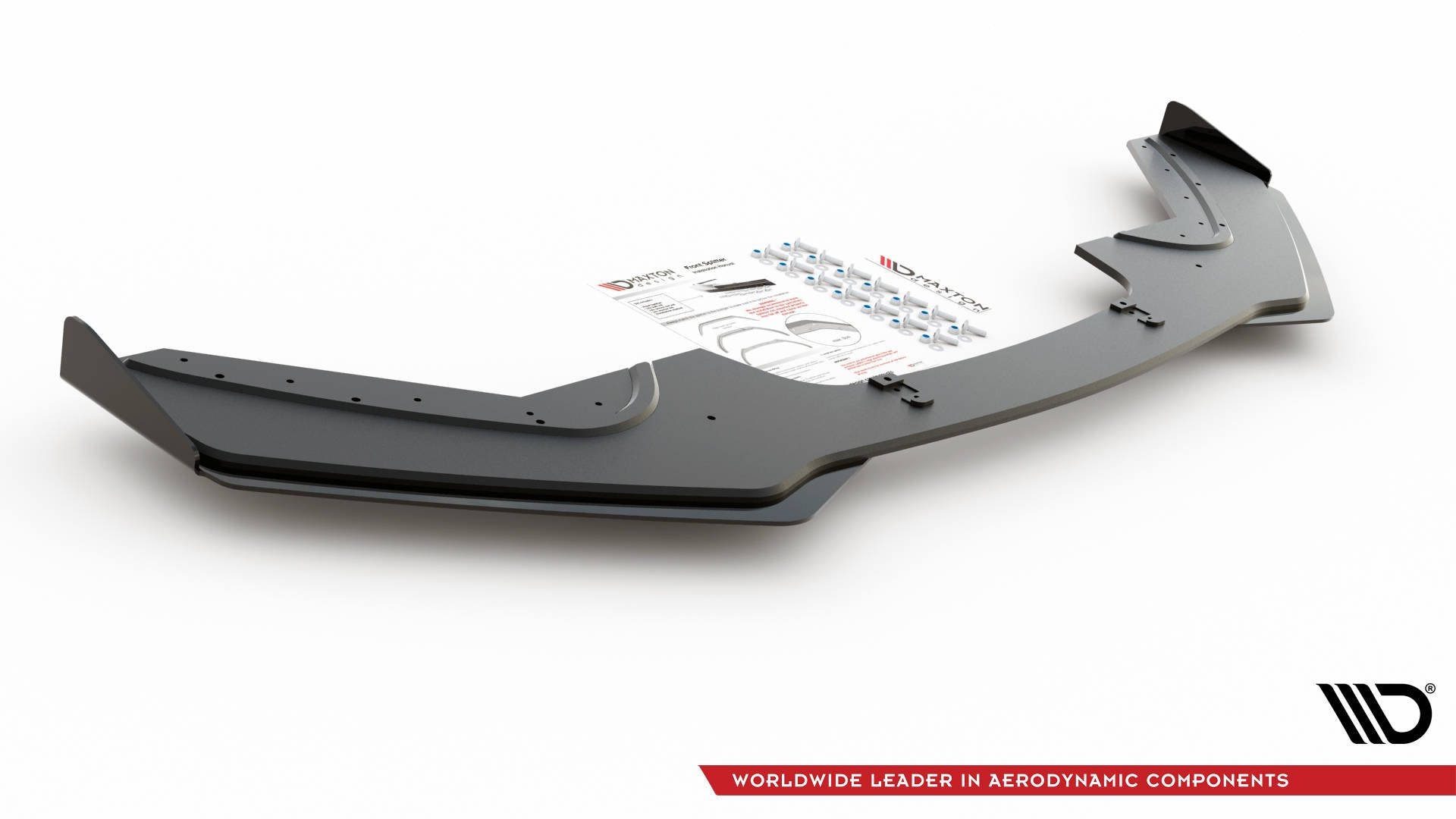 Robuste Racing Front Ansatz V.3 für passend +Flaps für BMW 1er F20 M-Paket Facelift / M140i  schwarz Hochglanz