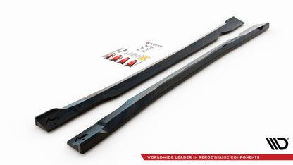 Seitenschweller Ansatz für Ford Escape ST-Line Mk3 Carbon Look