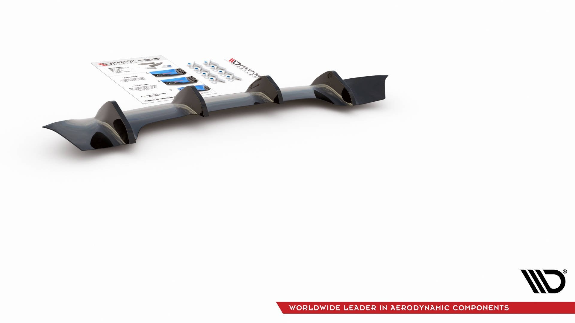 Diffusor Heck Ansatz für Mercedes-Benz CLA Shooting Brake AMG-Line X118 schwarz matt