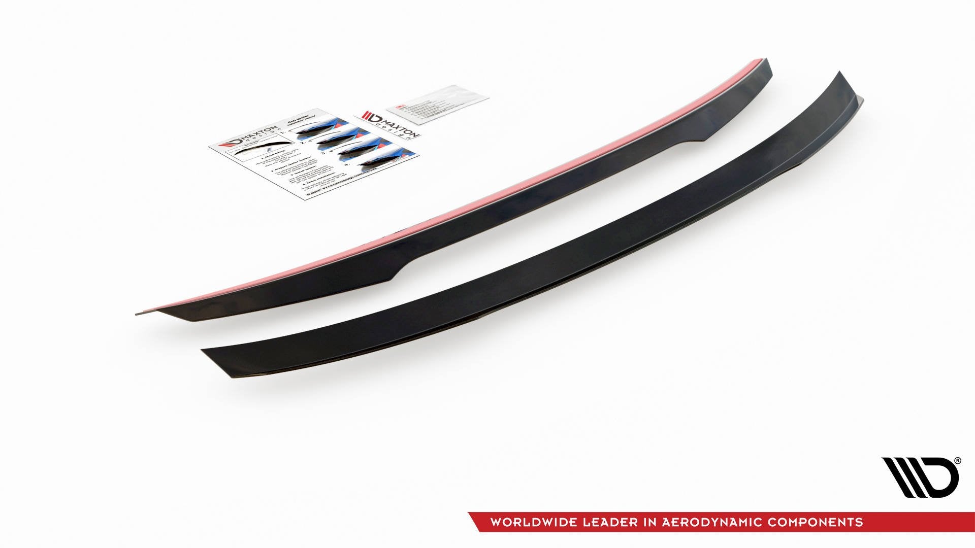 Spoiler CAP für Peugeot 508 Limousine Mk2 schwarz Hochglanz