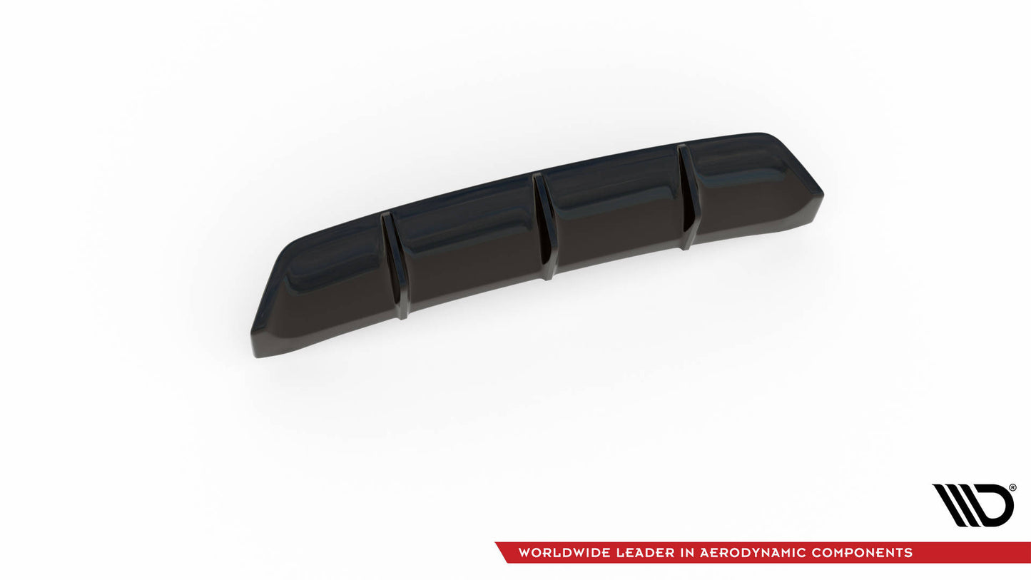 Diffusor Heck Ansatz für Ford Mondeo ST-Line Mk5 Facelift schwarz Hochglanz