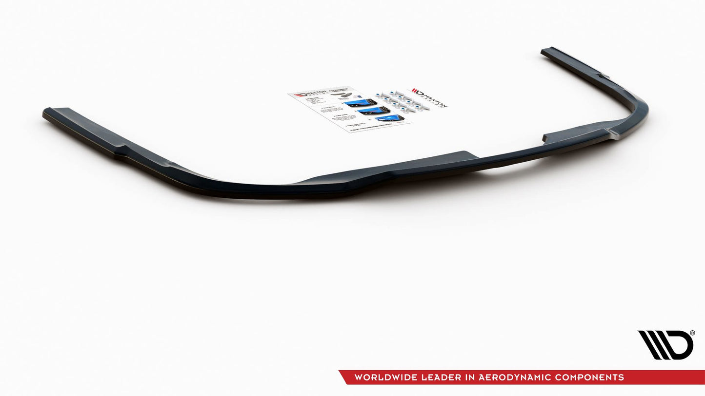 Mittlerer Diffusor Heck Ansatz für Audi A6 S-Line Avant C8 Carbon Look