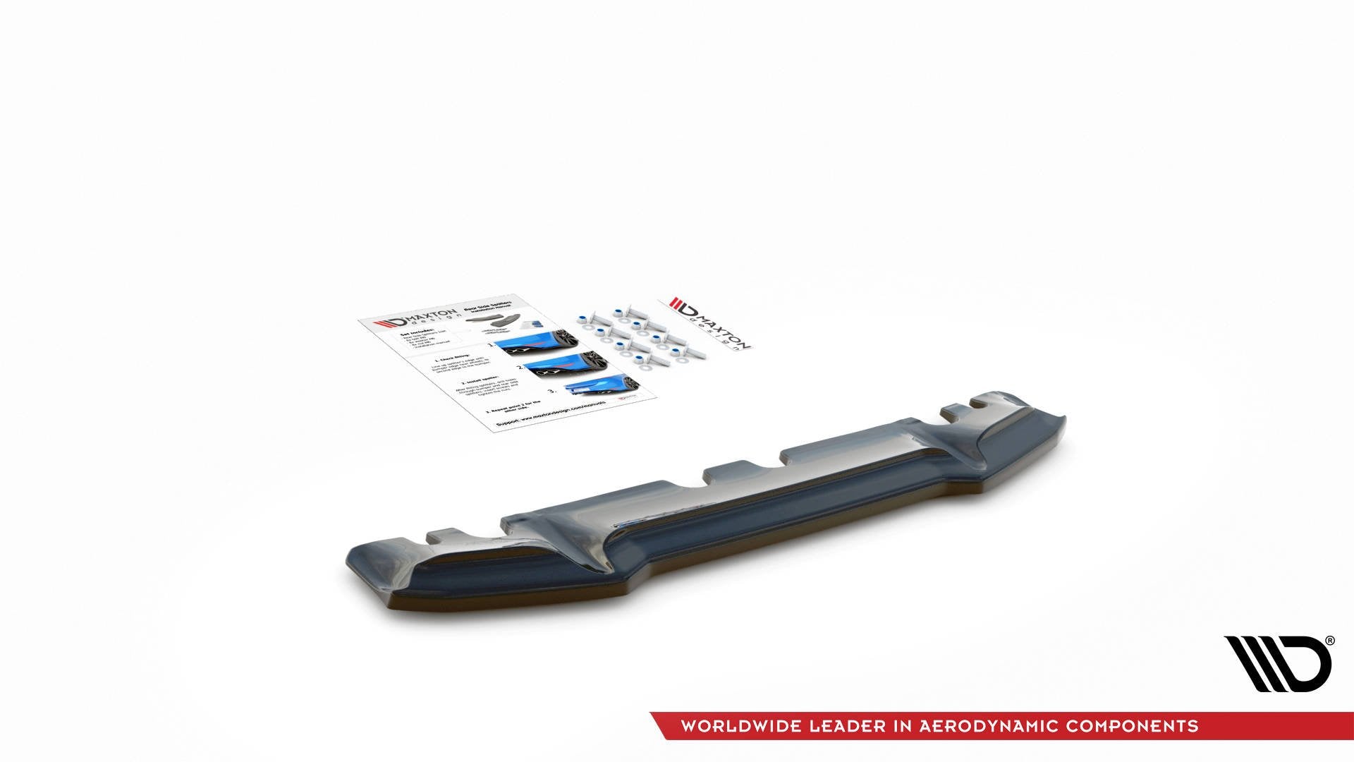 Mittlerer Diffusor Heck Ansatz für BMW M8  Gran Coupe F93 Carbon Look