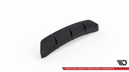Diffusor Heck Ansatz für Ford Mondeo ST-Line Mk5 Facelift schwarz Hochglanz