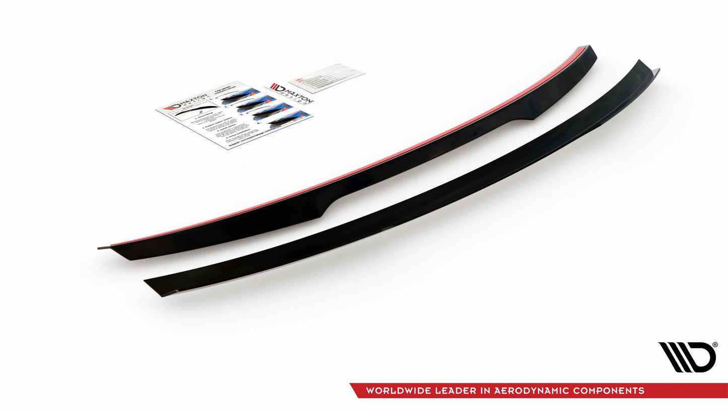 Spoiler CAP für Skoda Octavia Mk3 Facelift Carbon Look