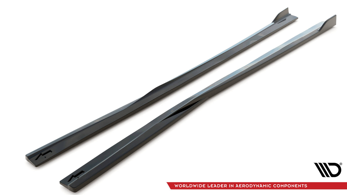 Seitenschweller Ansatz für Dodge Charger SRT Mk7 Facelift schwarz Hochglanz