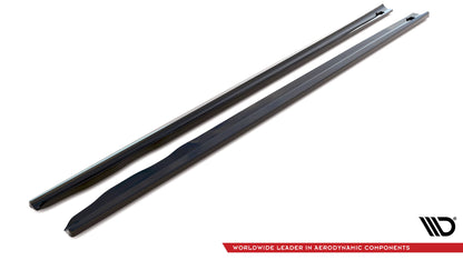 Seitenschweller Ansatz für BMW 3er GT F34 schwarz Hochglanz