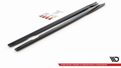 Seitenschweller Ansatz für Opel Insignia Mk. 1 OPC  Carbon Look