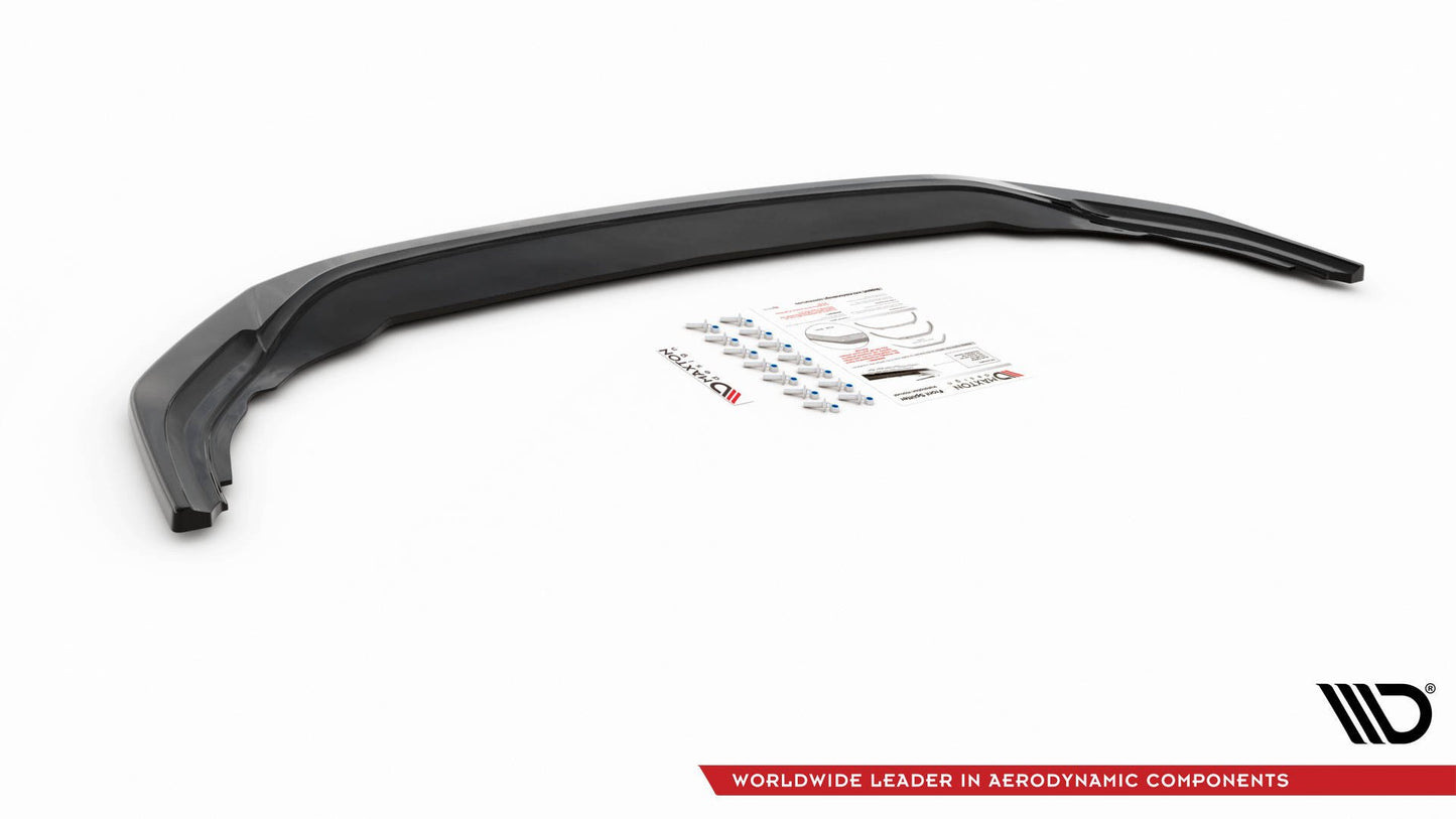 Front Ansatz V.3 für Volkswagen Golf R Mk8 schwarz matt