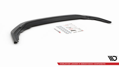 Front Ansatz V.3 für Volkswagen Golf R Mk8 schwarz matt