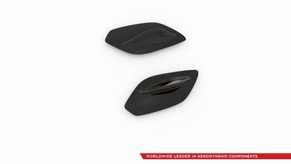 Spoiler Seitenerweiterungen Mercedes A35 AMG  Hatchback W177  schwarz matt