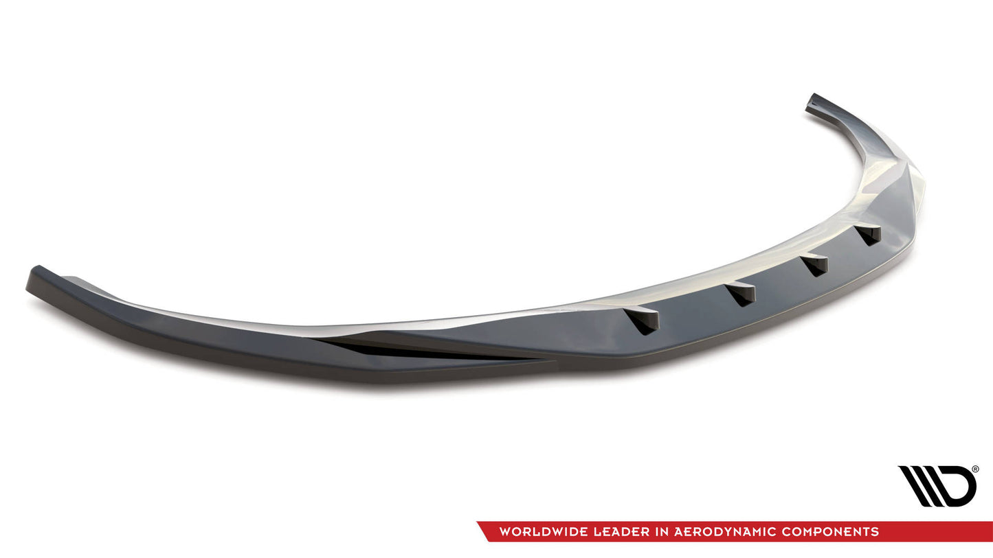 Front Ansatz V.3 für BMW 4er Gran Coupe M-Paket G26 schwarz Hochglanz