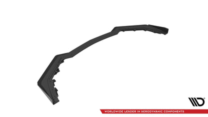Street Pro Front Ansatz für V.1 für  + Flaps Ford Mustang GT Mk6 Facelift schwarz Hochglanz