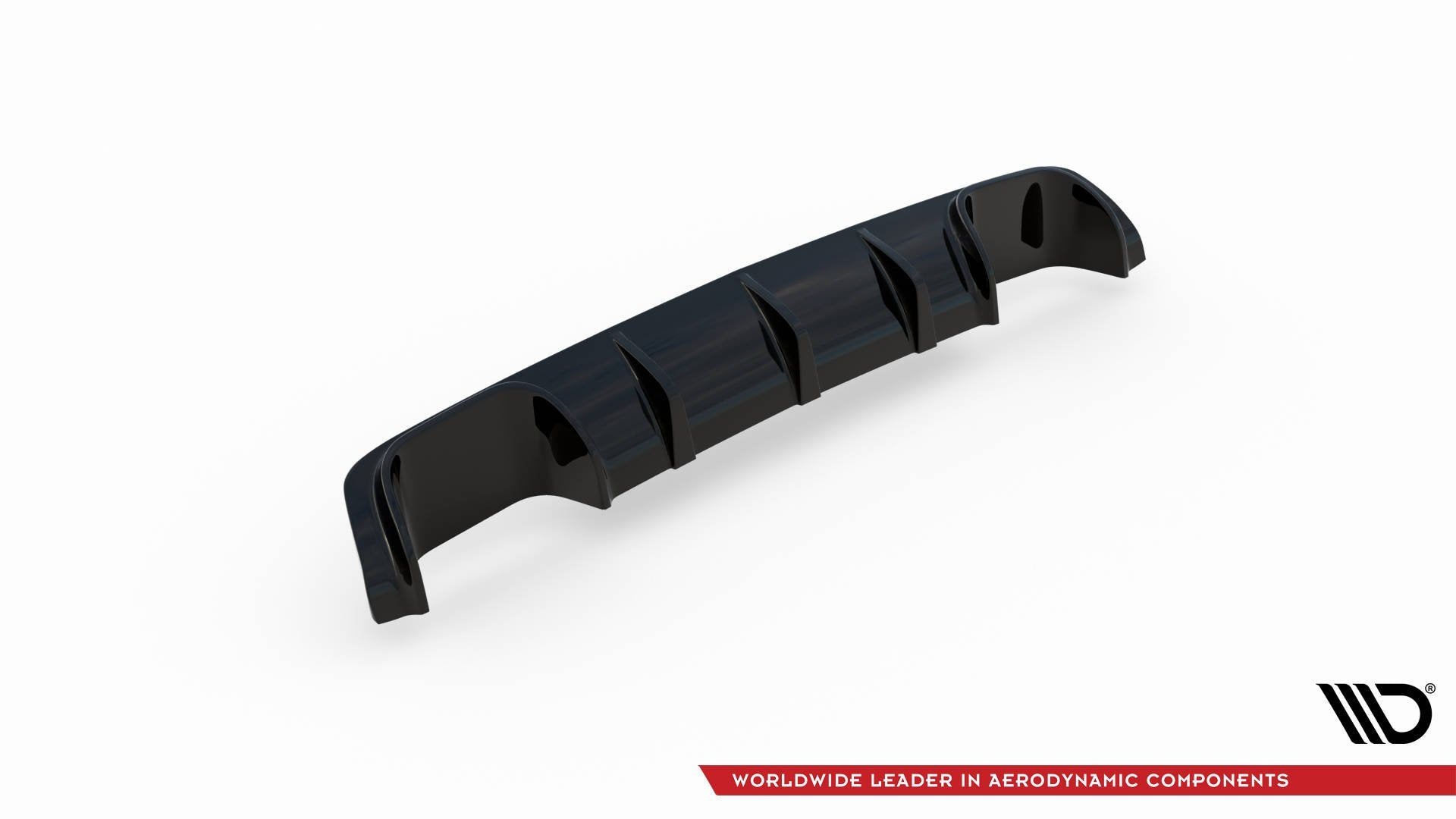Diffusor Heck Ansatz für BMW M5 E39 schwarz Hochglanz