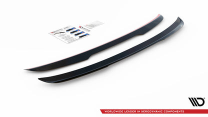 Spoiler CAP für Peugeot 508 GT Mk1 Facelift schwarz matt