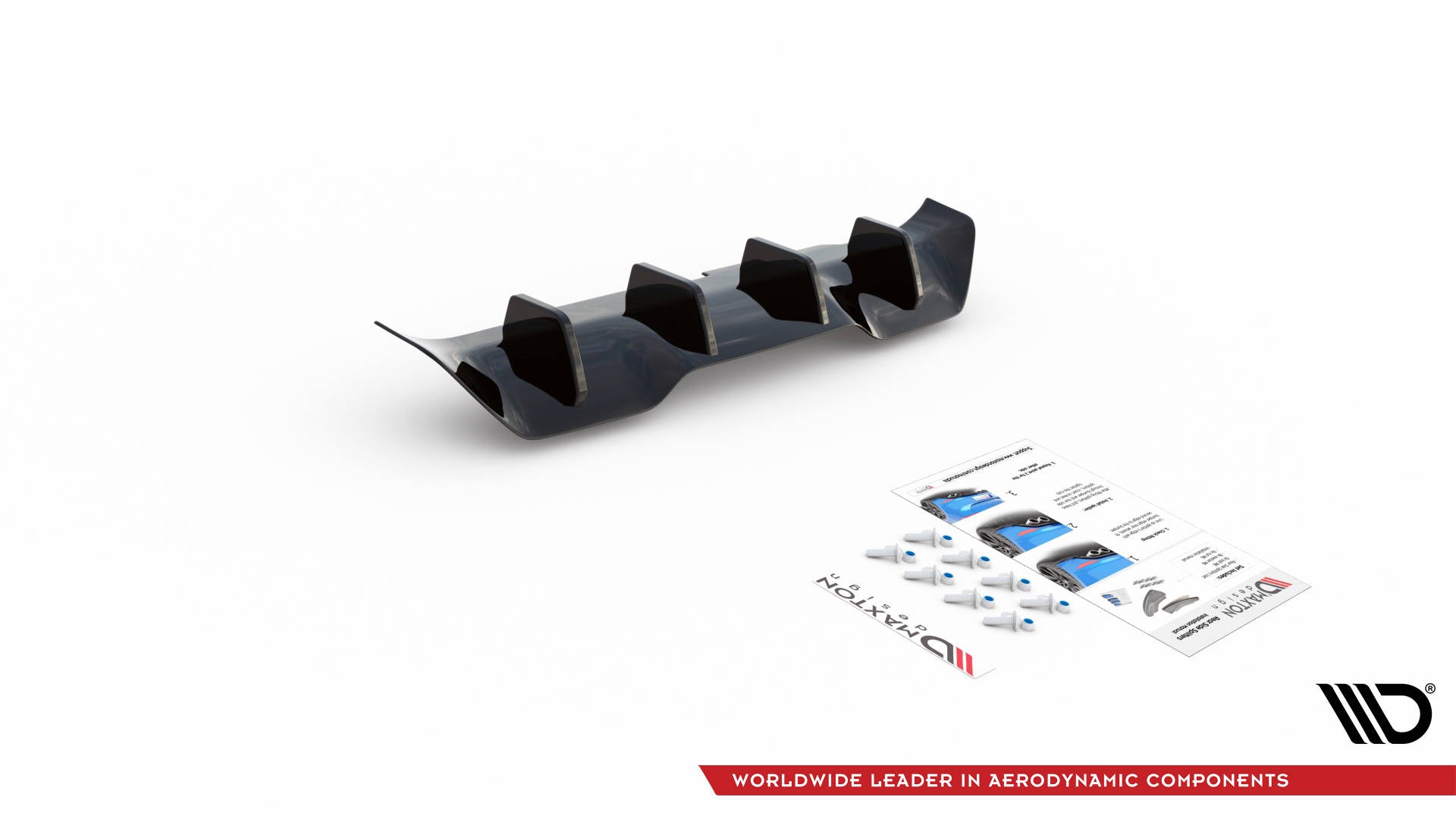 Diffusor Heck Ansatz für BMW M235i Gran Coupe F44 Carbon Look