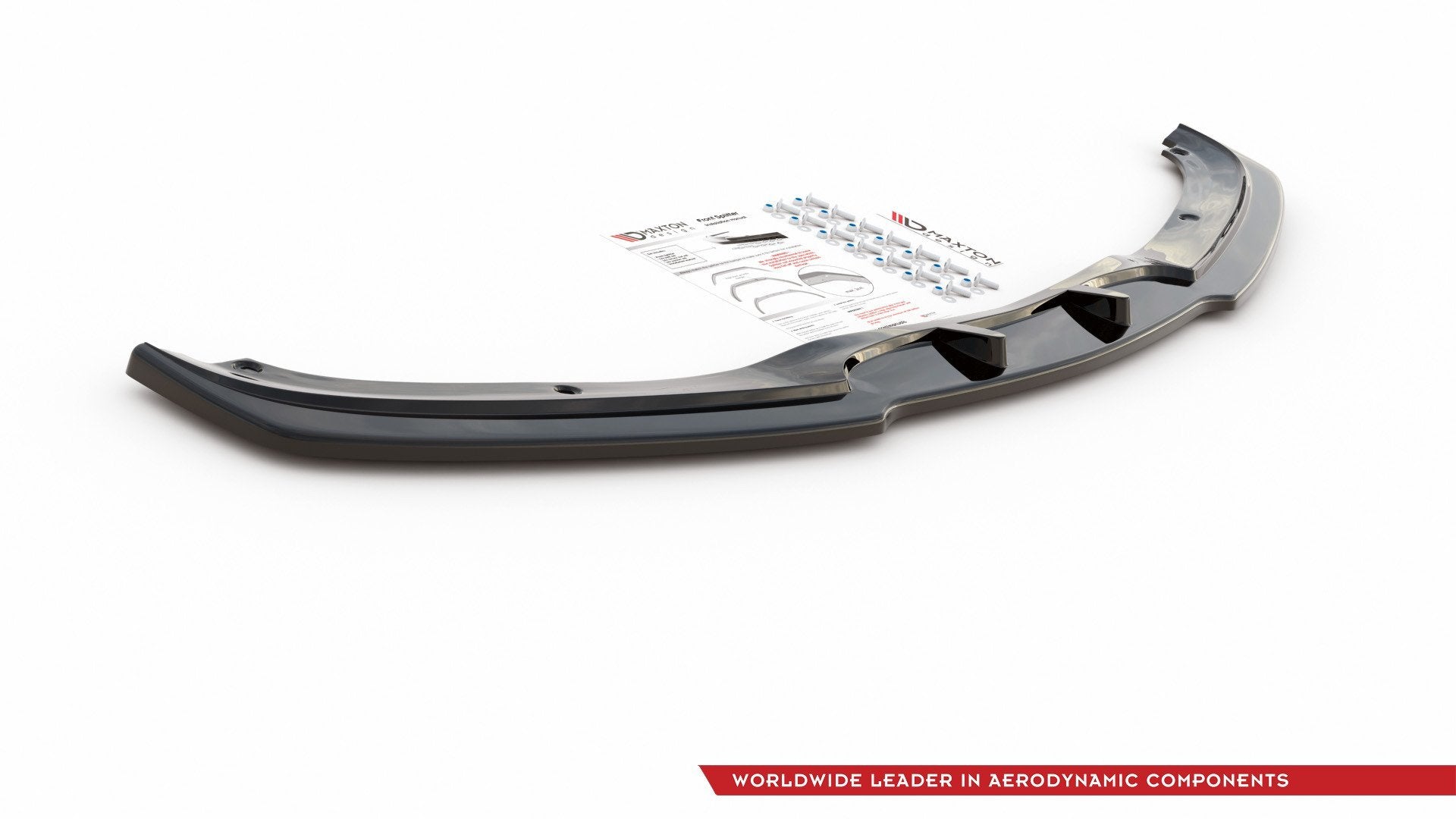 Front Ansatz V.2 für BMW 3er E90/E91 Facelift schwarz Hochglanz