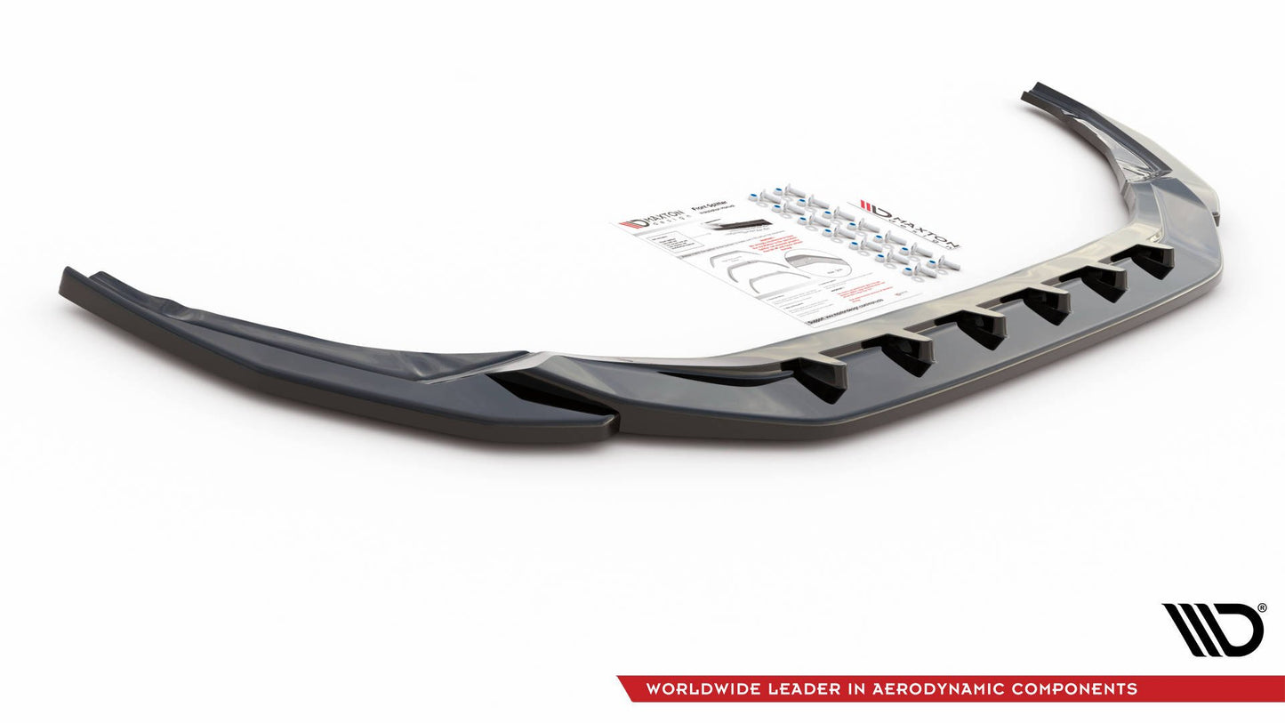 Front Ansatz V.4 für Audi S3 / A3 S-Line 8Y schwarz matt