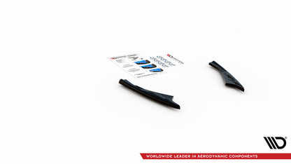 Heck Ansatz Flaps Diffusor für Audi SQ8 Mk1 schwarz matt