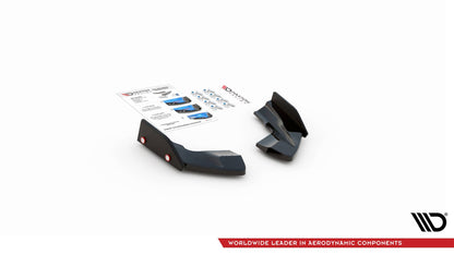 Heck Ansatz Flaps Diffusor +Flaps für V.2 Volkswagen Golf R Mk8