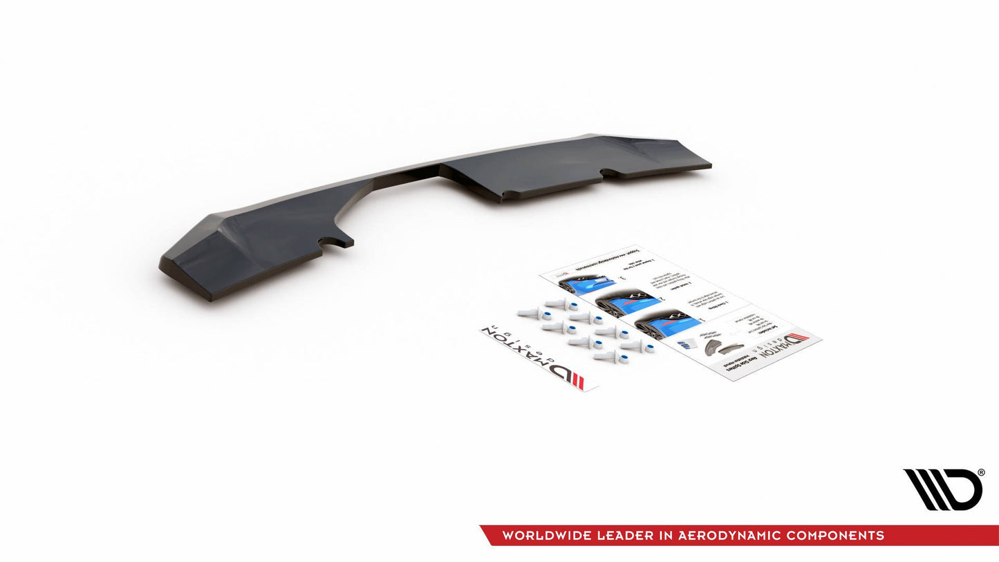 Mittlerer Diffusor Heck Ansatz für Audi RS6 C8 / RS7 C8 Carbon Look