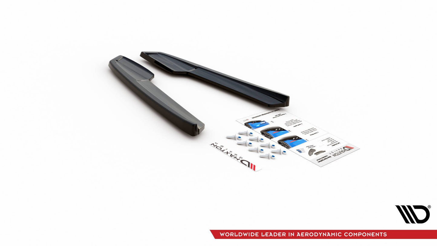 Heck Ansatz Flaps Diffusor V.1 für Audi RS6 C8 / RS7 C8 Carbon Look