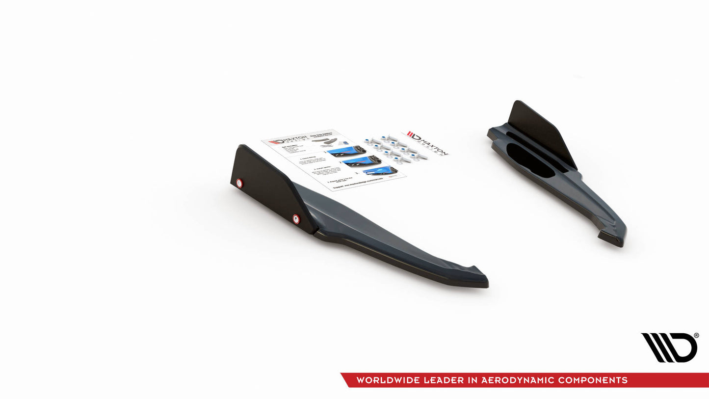 Heck Ansatz Flaps Diffusor +Flaps für V.1 BMW M8 Gran Coupe F93