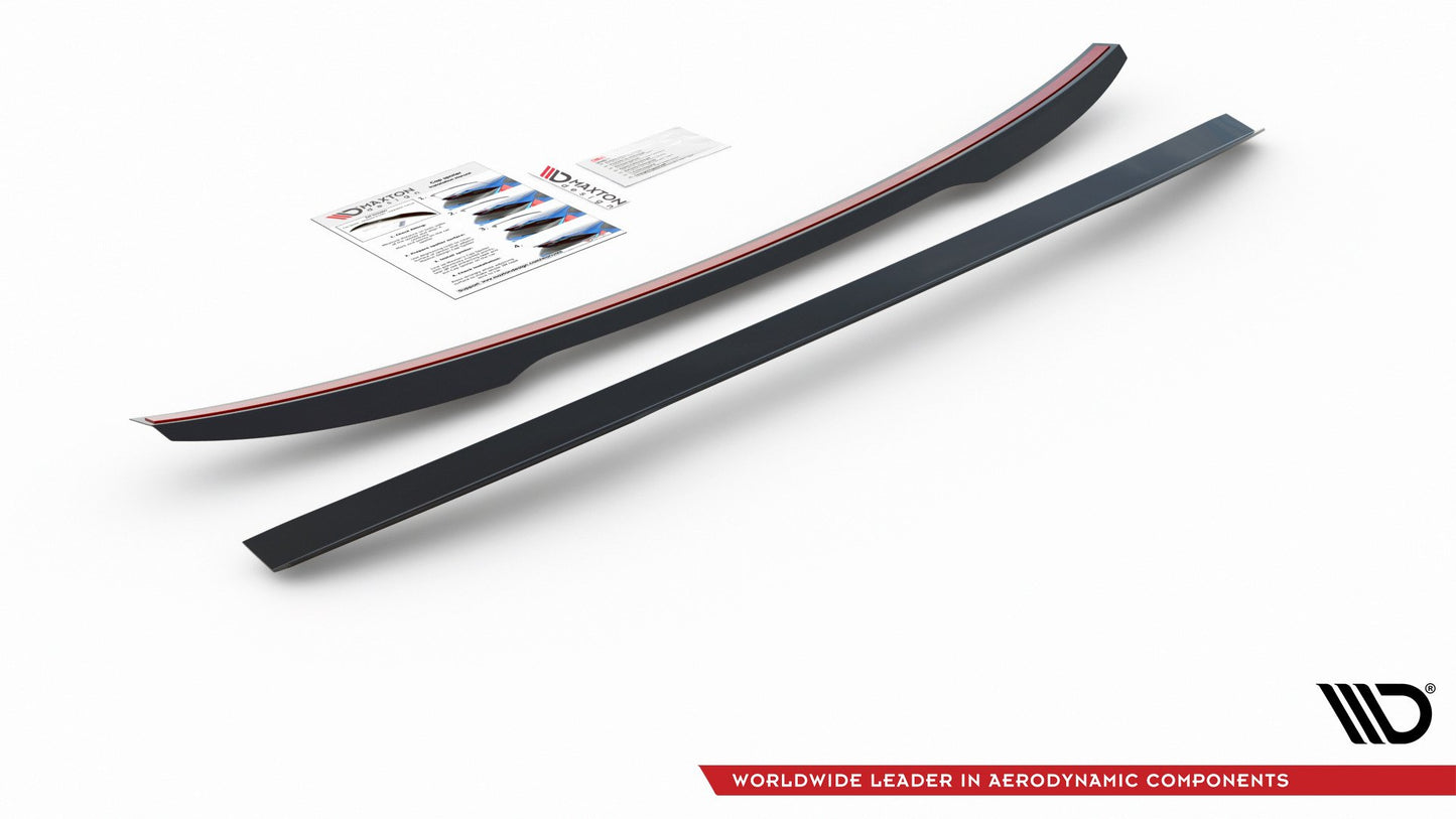 Spoiler CAP für Audi A7 C8 / C8 S-Line / S7 C8 / RS7 C8 schwarz matt
