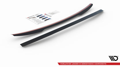 Spoiler CAP für Audi A7 C8 / C8 S-Line / S7 C8 / RS7 C8 schwarz matt