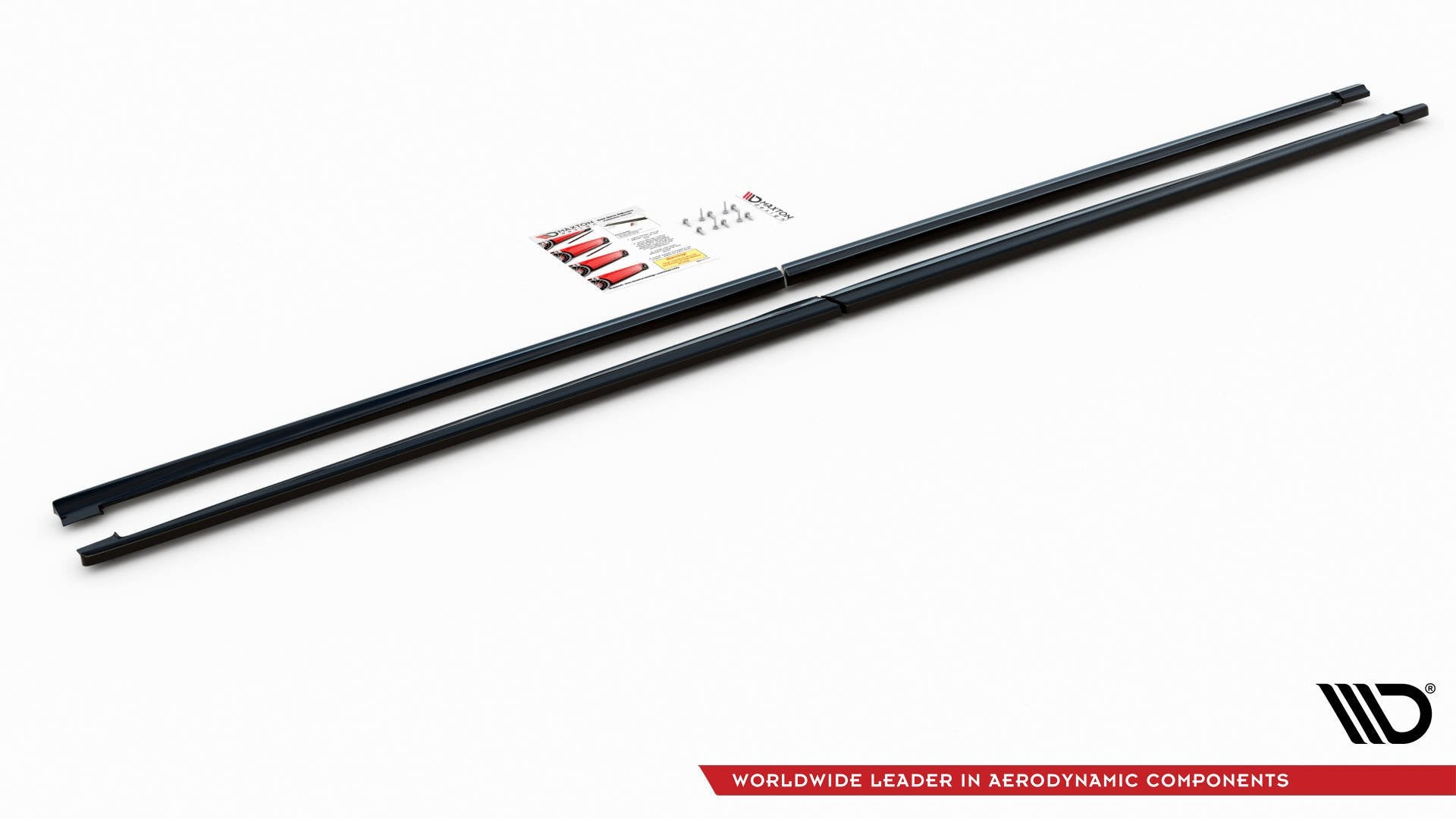 Seitenschweller Ansatz für Mercedes-Benz V-Klasse Long AMG-Line W447 Facelift schwarz matt