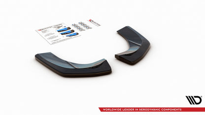 Heck Ansatz Flaps Diffusor für Hyundai I30 N Mk3 Fastback  Carbon Look