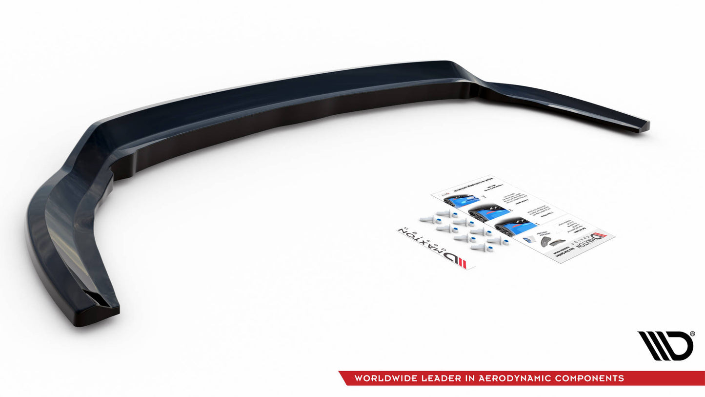 Mittlerer Diffusor Heck Ansatz DTM Look für Ford C-Max Mk2 schwarz Hochglanz