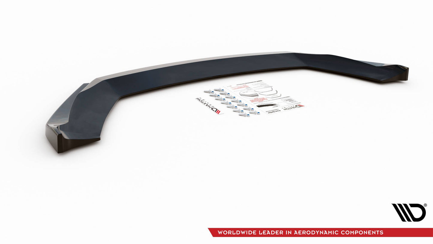Front Ansatz V.5 für Seat Leon Cupra / FR Mk3 FL schwarz matt
