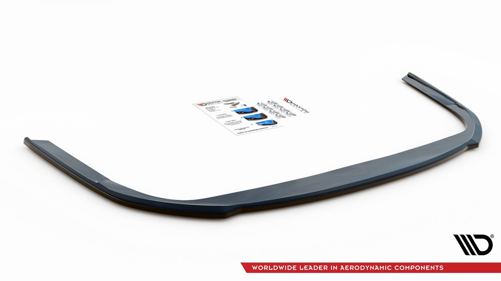 Mittlerer Diffusor Heck Ansatz für Audi A7 C8 schwarz Hochglanz