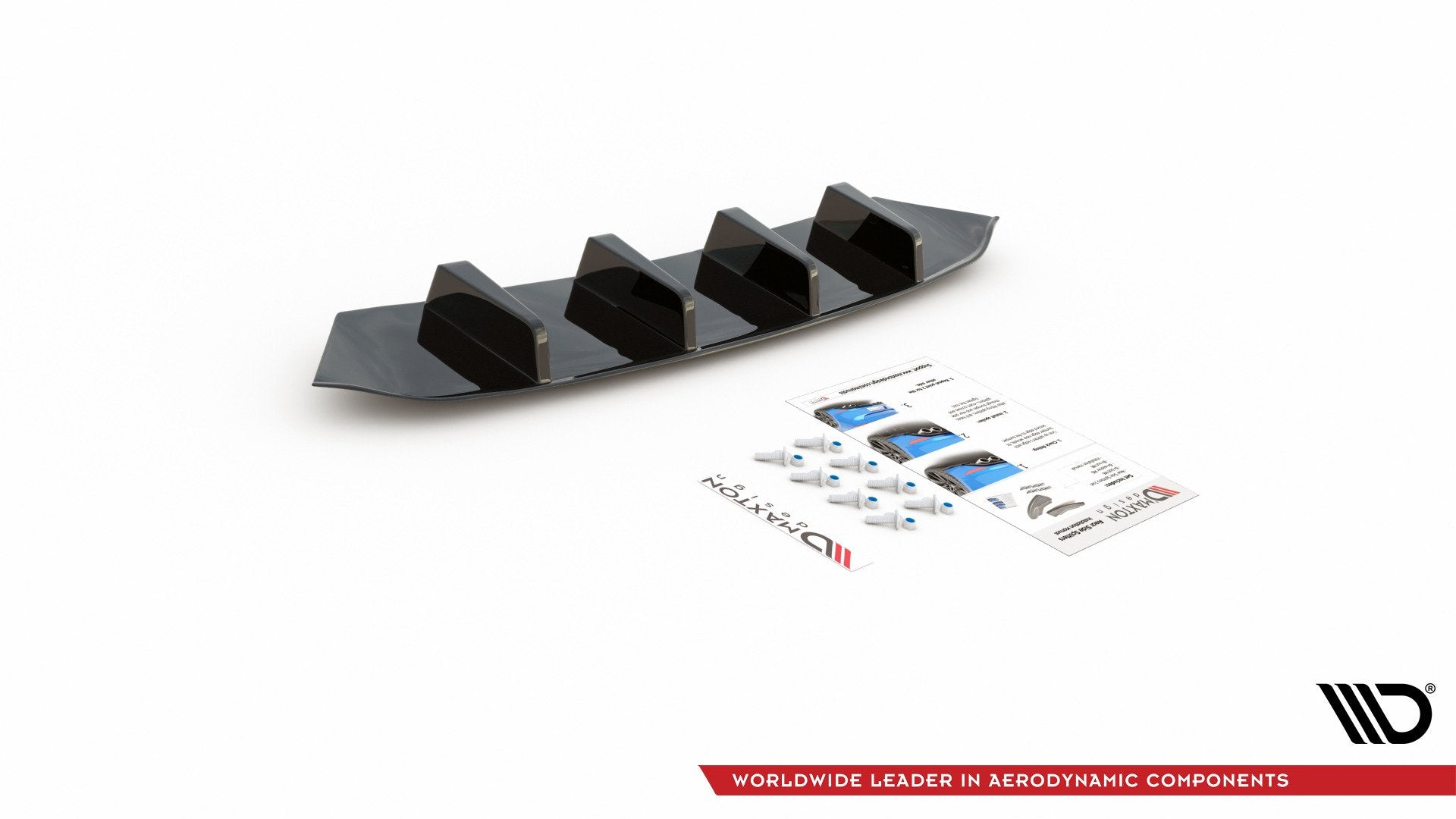 Diffusor Heck Ansatz für Mercedes-AMG GT 63 S 4-Door Coupe Aero schwarz Hochglanz