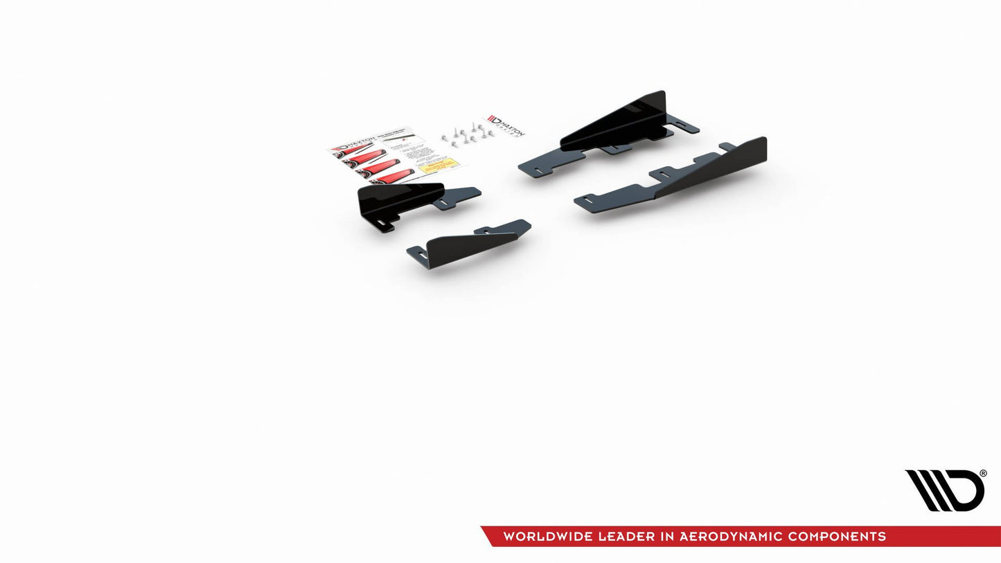 Side Flaps BMW 1er F21 M135i / M140i / M-Paket schwarz Hochglanz