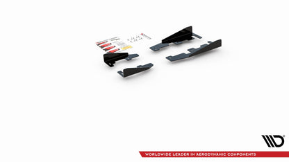 Side Flaps BMW 1er F21 M135i / M140i / M-Paket schwarz Hochglanz