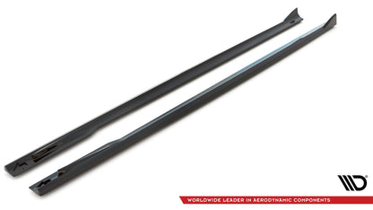 Seitenschweller Ansatz für V.2 für BMW 4er Gran Coupe M-Paket G26 schwarz matt