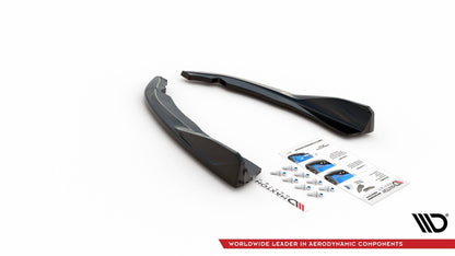 Heck Ansatz Flaps Diffusor V.2 für BMW 4er M-Paket G22 schwarz matt