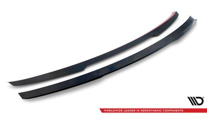 Niedriger Spoiler CAP für Audi RSQ8 Mk1 schwarz Hochglanz