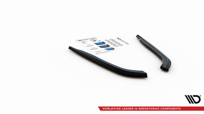 Heck Ansatz Flaps Diffusor für BMW 5er G30 Carbon Look