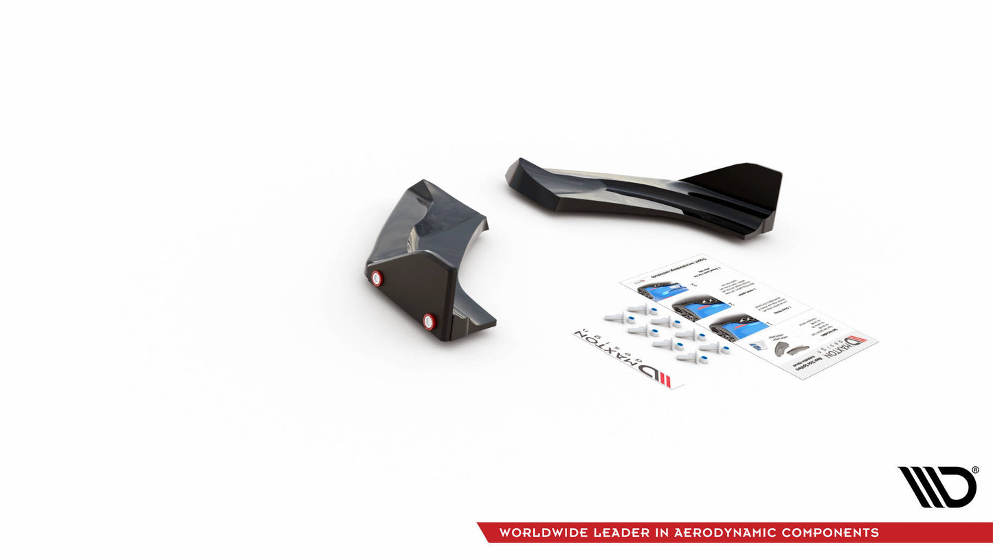 Heck Ansatz Flaps Diffusor +Flaps für V.1 Hyundai I30 N Hatchback Mk3 Facelift