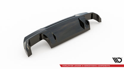 Diffusor Heck Ansatz V.2 für BMW 1er F40 M-Paket/ M135i schwarz matt