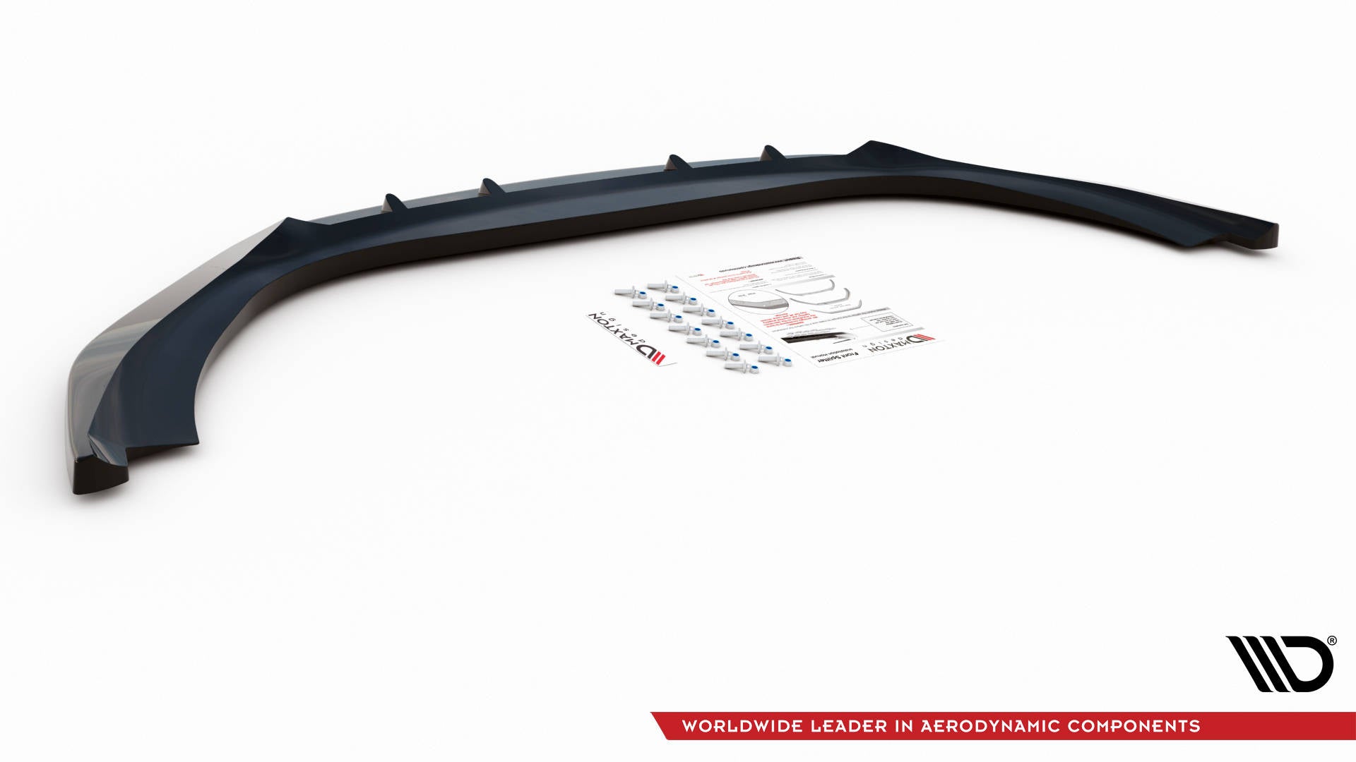 Front Ansatz V.2 für Maserati Ghibli Mk3 schwarz matt