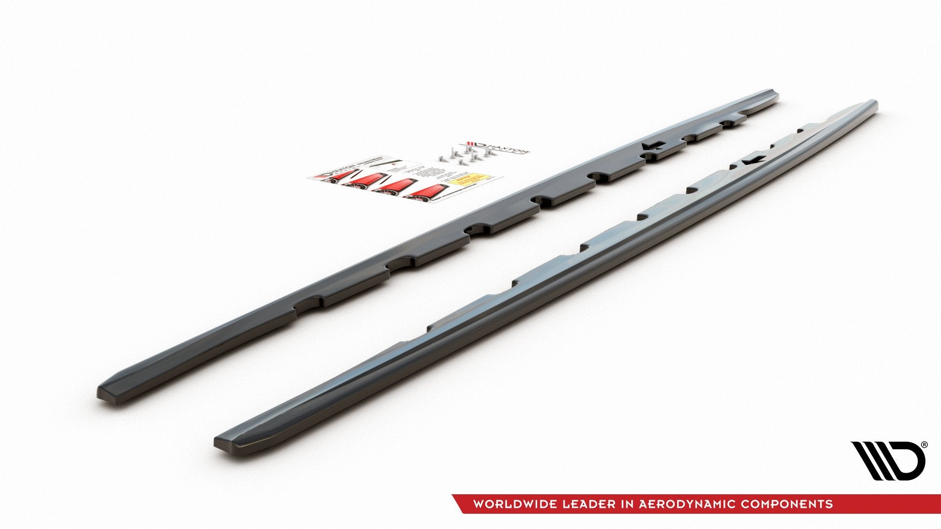 Seitenschweller Ansatz für V.1 für BMW 1er F40 M-Paket/ M135i  schwarz Hochglanz