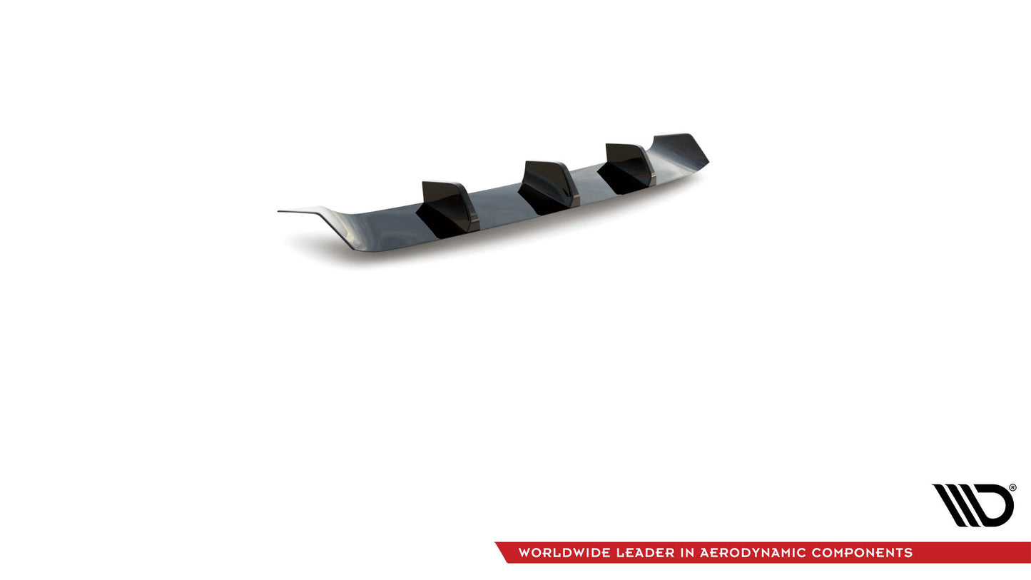 Diffusor Heck Ansatz für Lexus GS F Mk4 Facelift schwarz matt