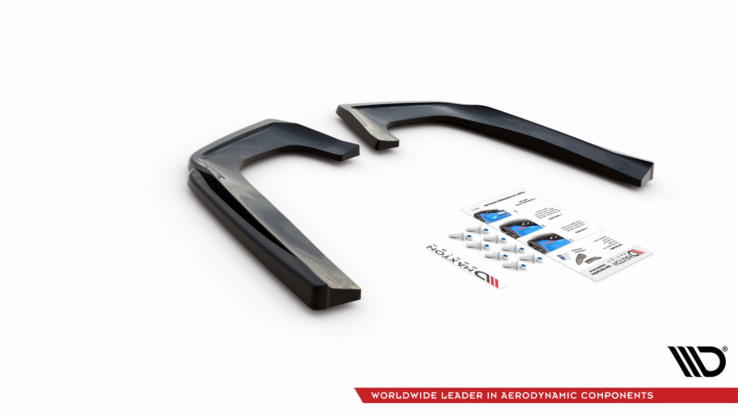 Heck Ansatz Flaps Diffusor V.1 für Mercedes-Benz GLE Coupe 63 AMG C292 Carbon Look