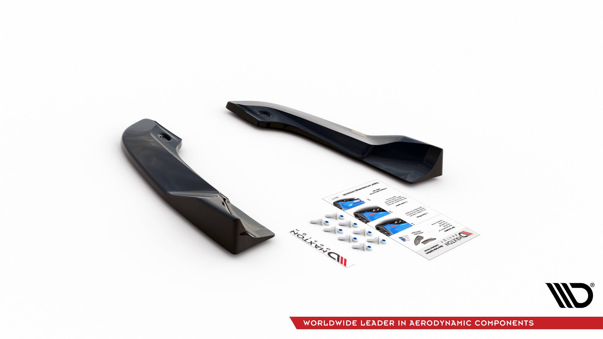 Heck Ansatz Flaps Diffusor für Dodge Challenger SRT Hellcat Mk3 Carbon Look